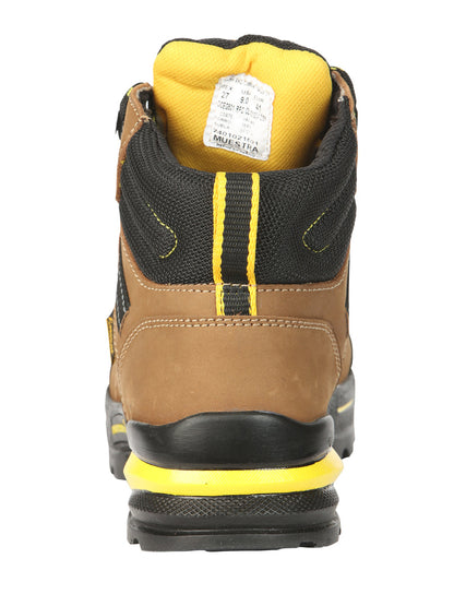 Procliff Safety Work Boots Nubuck Maple: Lace-Up with Helmet for  Worksite Safety 45287