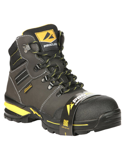 Procliff Safety Work Boots Nubuck Oxford: Lace-Up with Helmet for  Worksite Safety 45288