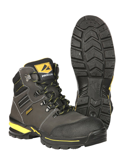 Procliff Safety Work Boots Nubuck Oxford: Lace-Up with Helmet for  Worksite Safety 45288