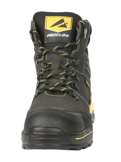 Procliff Safety Work Boots Nubuck Oxford: Lace-Up with Helmet for  Worksite Safety 45288