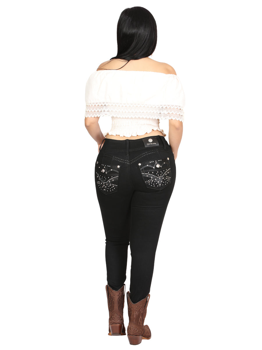 Centenario Hip-Up Skinny Denim Jeans - Black 45318