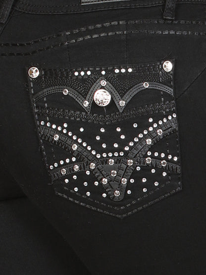 Centenario Hip-Up Skinny Denim Jeans - Black 45318