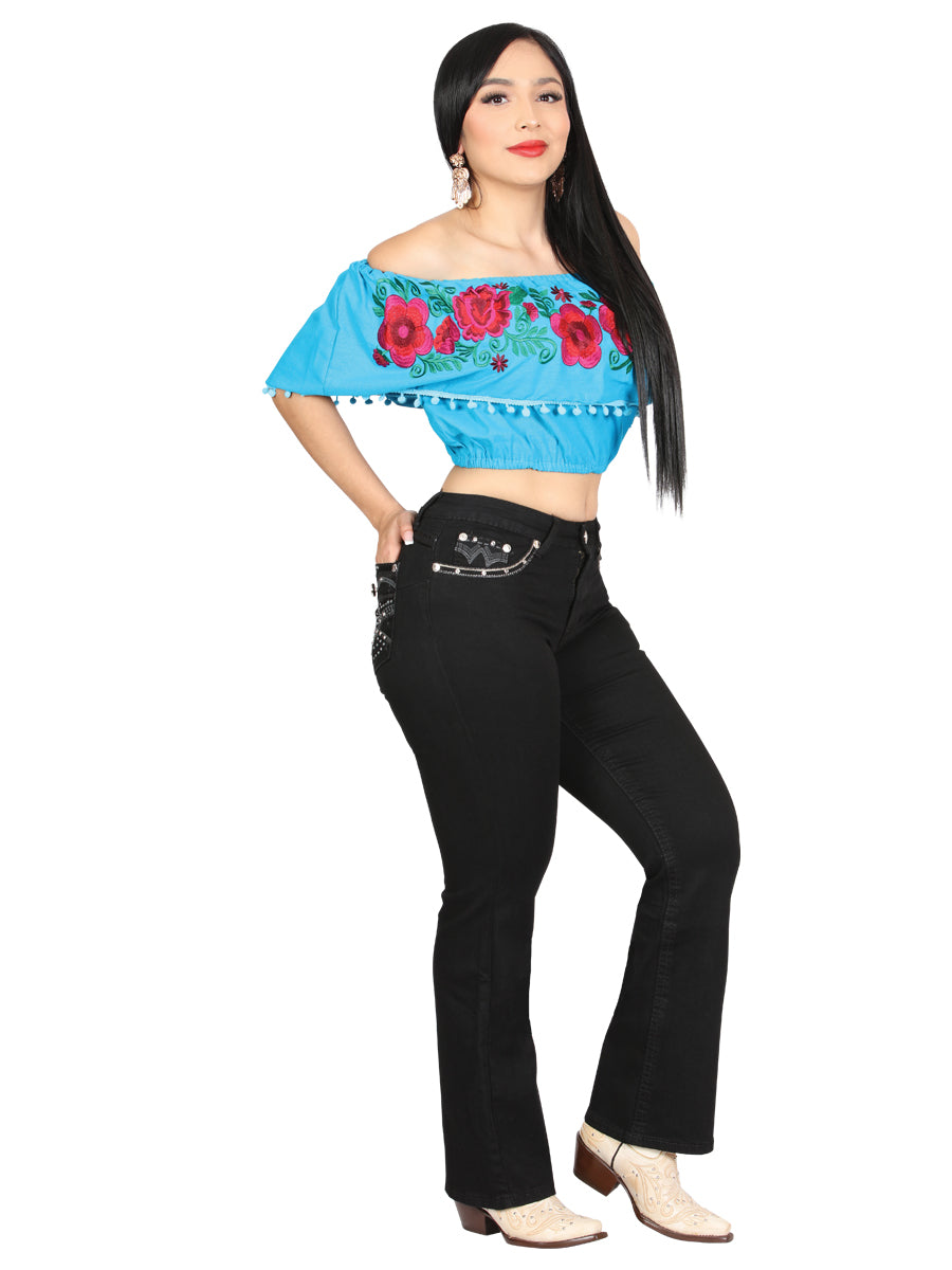 Centenario Hip-Up Bootcut Denim Jeans - Black 45319