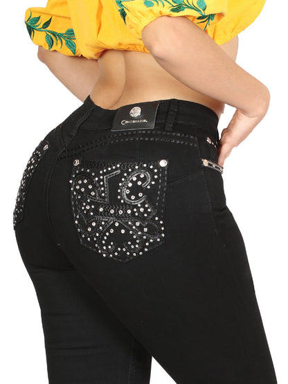 Centenario Hip-Up Bootcut Denim Jeans - Black 45320