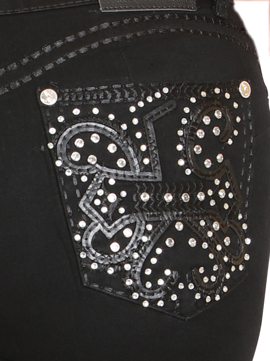 Centenario Hip-Up Bootcut Denim Jeans - Black 45320