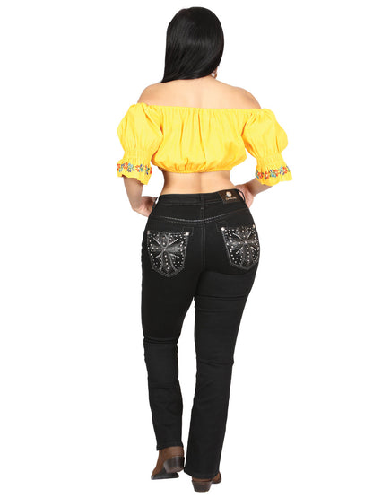 Centenario Bootcut Denim Jeans - Black 45322