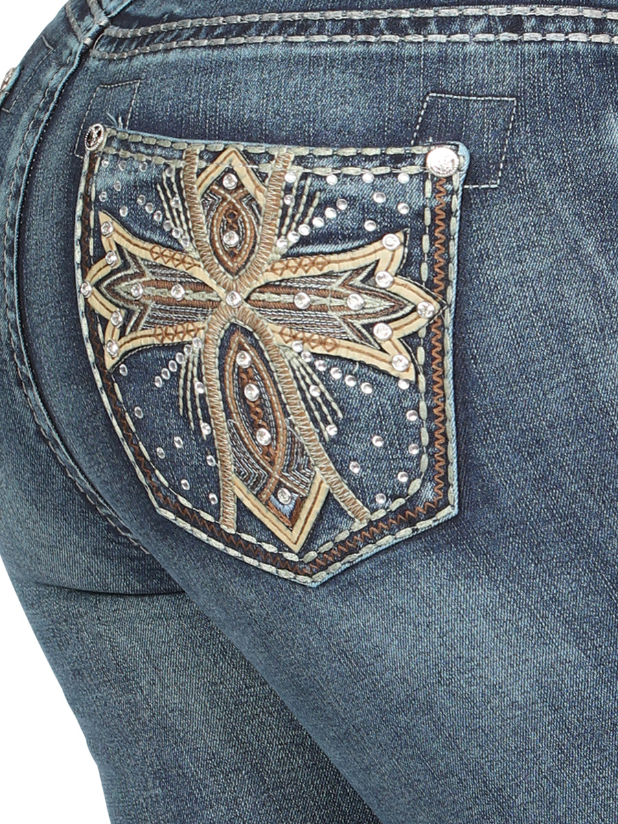 Centenario Bootcut Denim Jeans - Dark Blue 45323