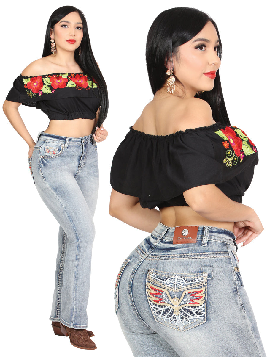 Centenario Bootcut Denim Jeans - Light Blue 45325