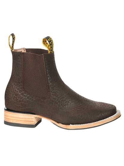 El General Men’s Ankle Boots - Bull Neck Leather Moka 45341