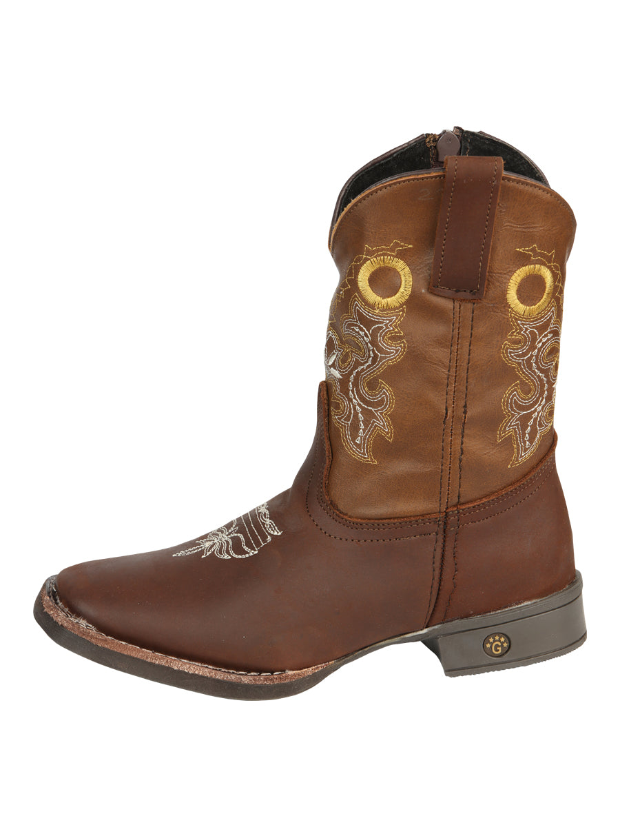 El General Kids Rodeo Boots - Oak 45388