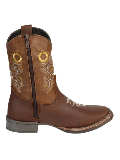 El General Kids Rodeo Boots - Oak 45388