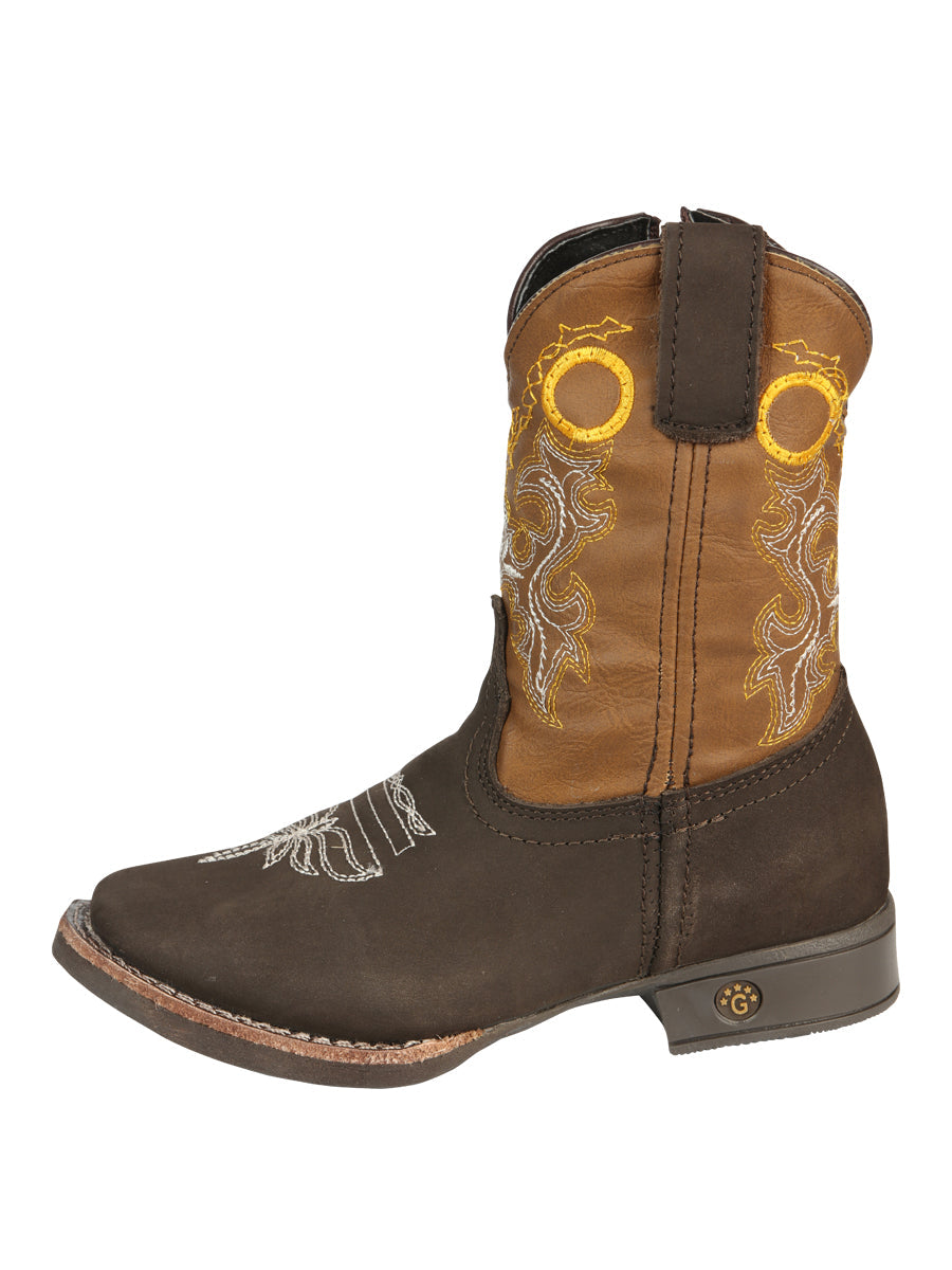 El General Kids Rodeo Boots - Chocolate 45390