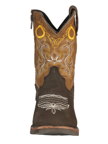 El General Kids Rodeo Boots - Chocolate 45390