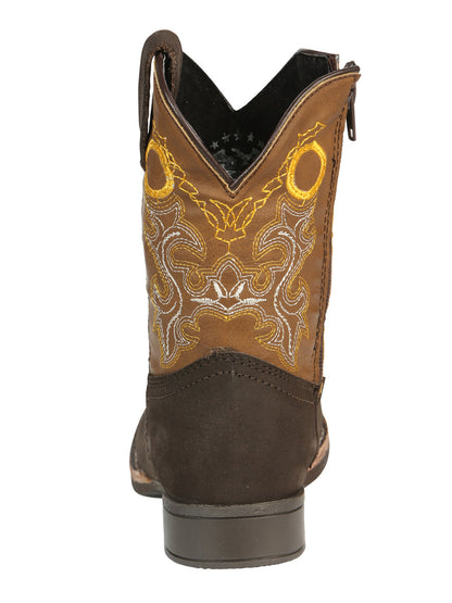 El General Kids Rodeo Boots - Chocolate 45390