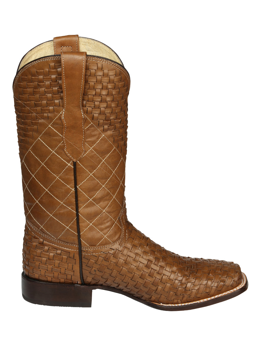 El General Men's Rodeo Boots Petatillo Leather - Orix 45439