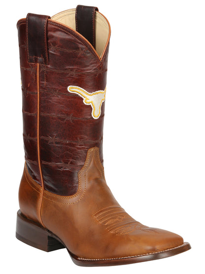 Jar Boots Men's Rodeo Boots - Orange/Congnac 45476