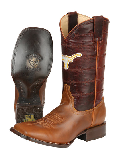 Jar Boots Men's Rodeo Boots - Orange/Congnac 45476