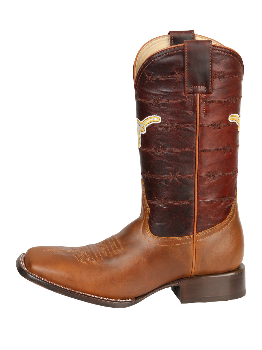 Jar Boots Men's Rodeo Boots - Orange/Congnac 45476