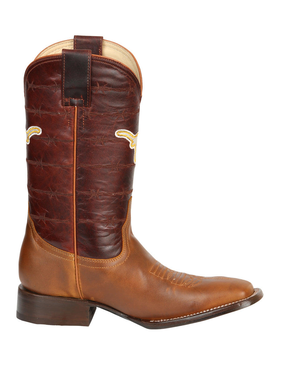 Jar Boots Men's Rodeo Boots - Orange/Congnac 45476