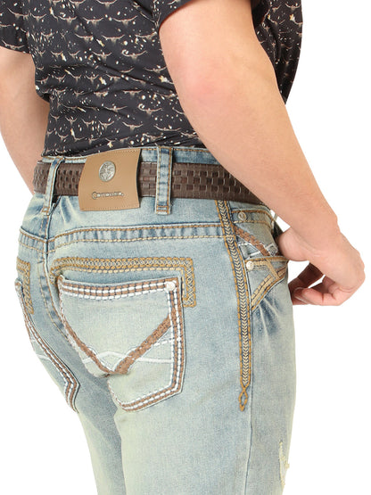 Centenario Men’s Bootcut Jeans - Light Blue 45535