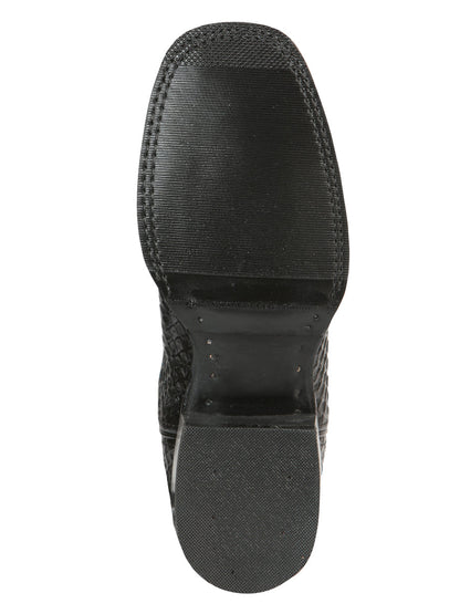 El General Men’s Rodeo Boot Imitation Python - Black/Blue 45564