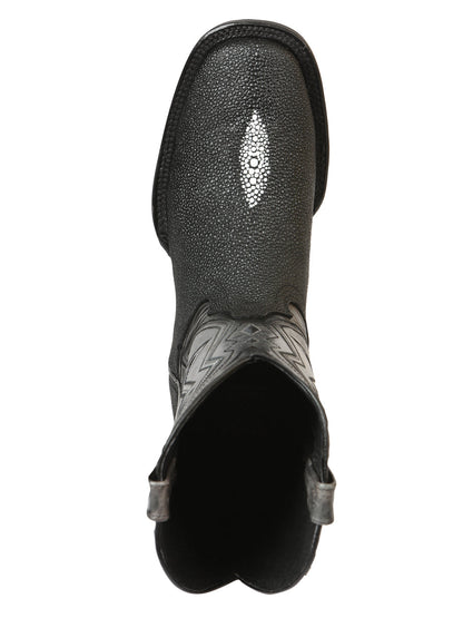 El General Men’s Rodeo Boot Imitation Stingray 45566