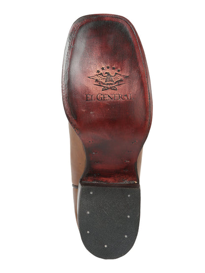 El General Men’s Rodeo Boots - Brown 45580