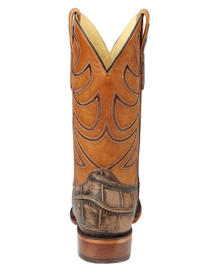 El General Men’s Rodeo Boots - Macro Coco Print - Tobacco 45663