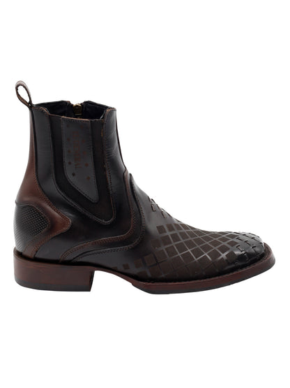 Men's El General Ankle Boot Pull up- Tobacco 45673