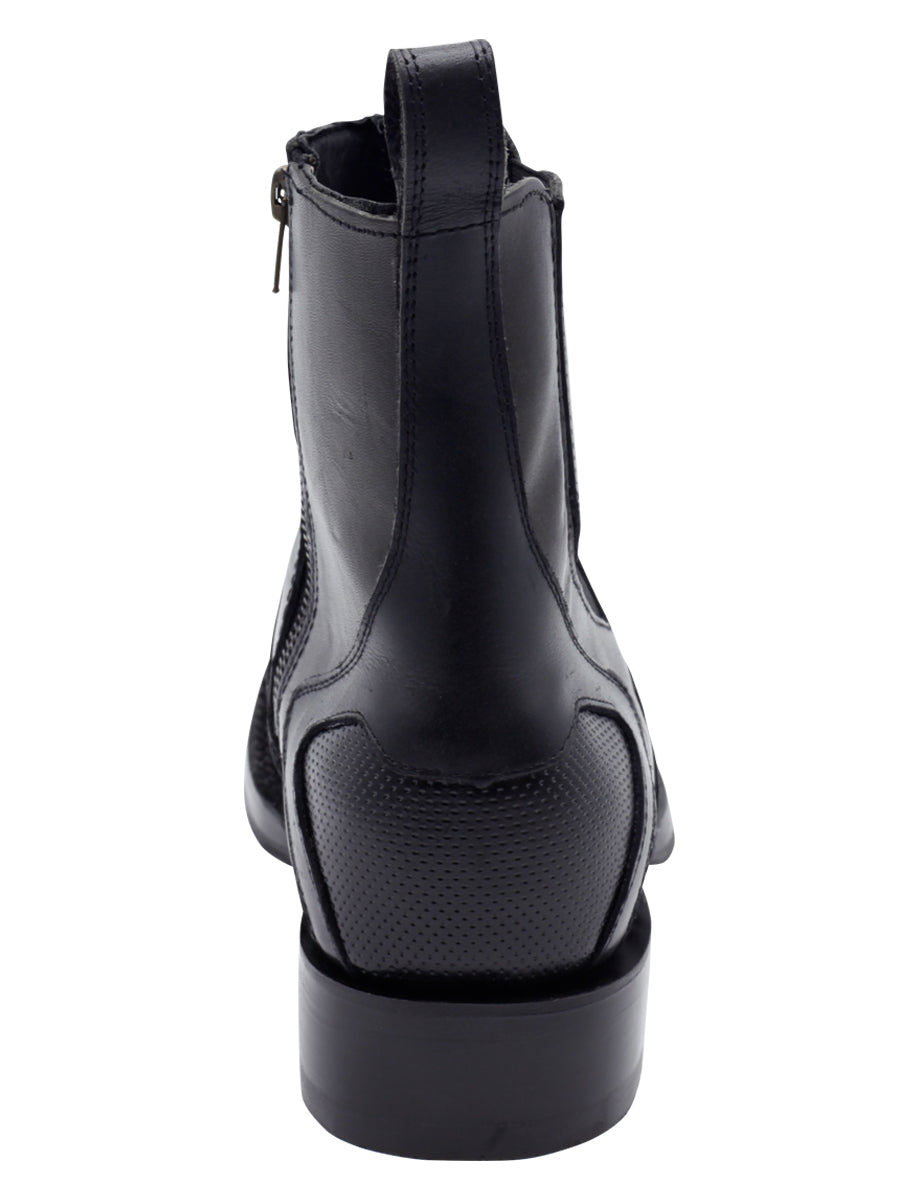 Men's El General Ankle Boots Pull Up- Gray 45674