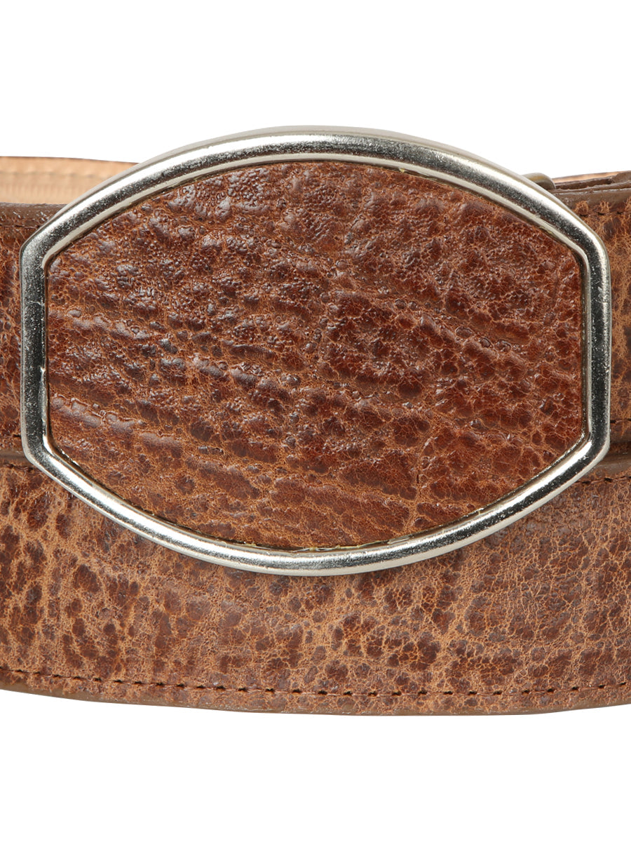 El General Men’s Western Belt - Elephant Print - Tobacco 45684