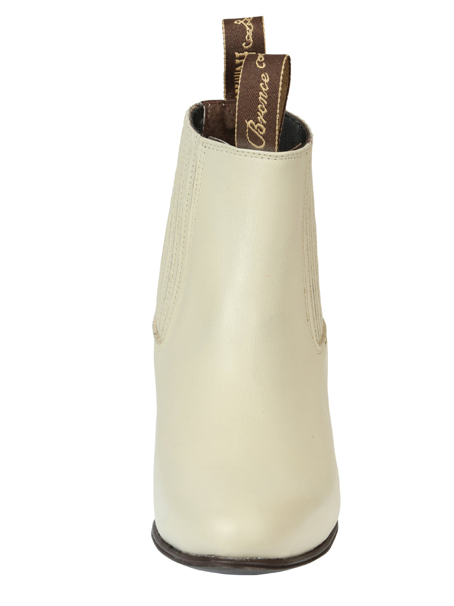 El Canelo Men’s Charro Boots - Oyster Color 45759