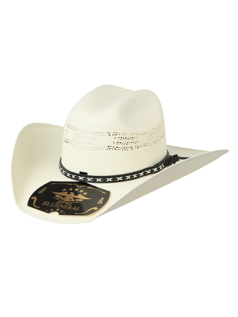 Men's El General 20X Palm Straw Western Hat - Bangora Toro  45763