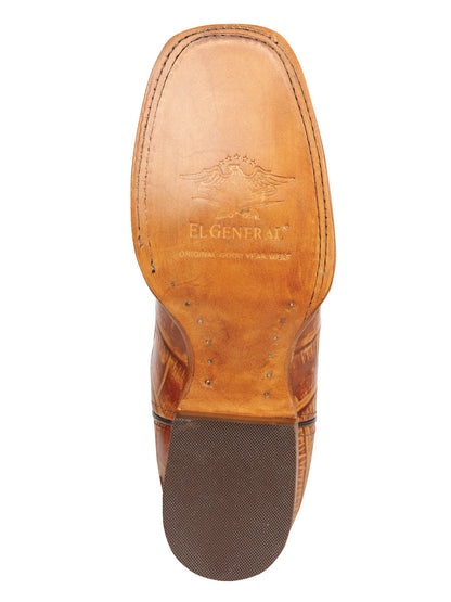 El General Men’s Rodeo Boots - Macro Coco Print - Honey 45764
