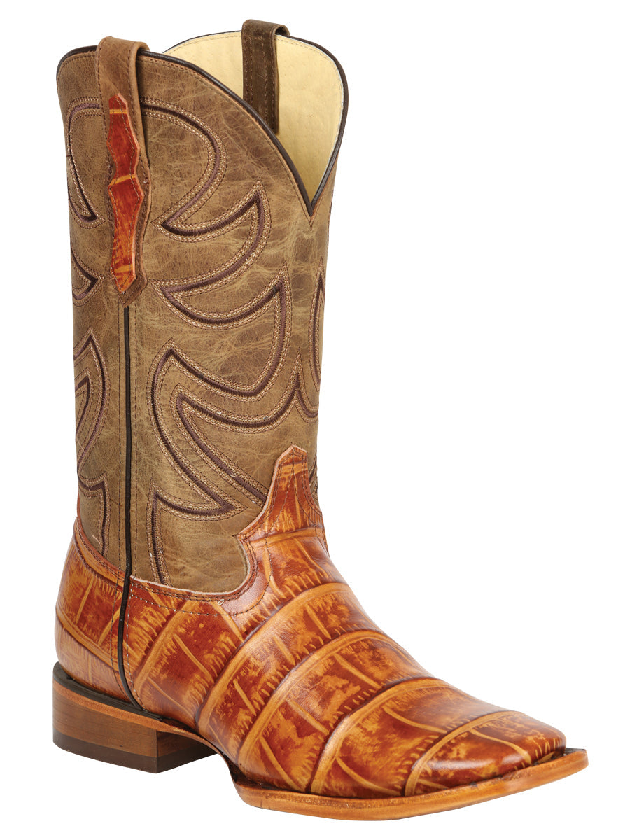 El General Men’s Rodeo Boots - Macro Coco Print - Honey 45764