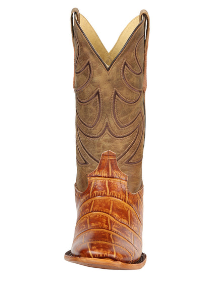 El General Men’s Rodeo Boots - Macro Coco Print - Honey 45764