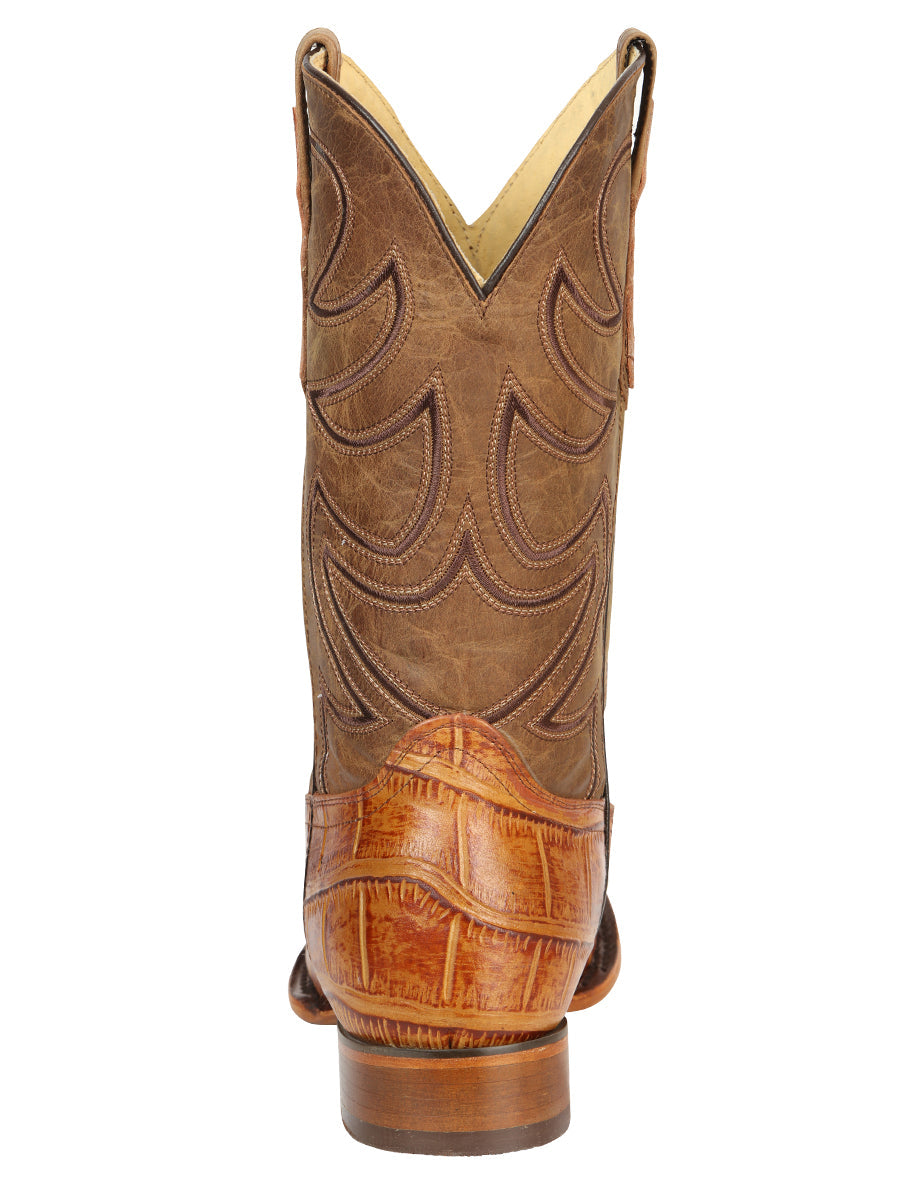 El General Men’s Rodeo Boots - Macro Coco Print - Honey 45764