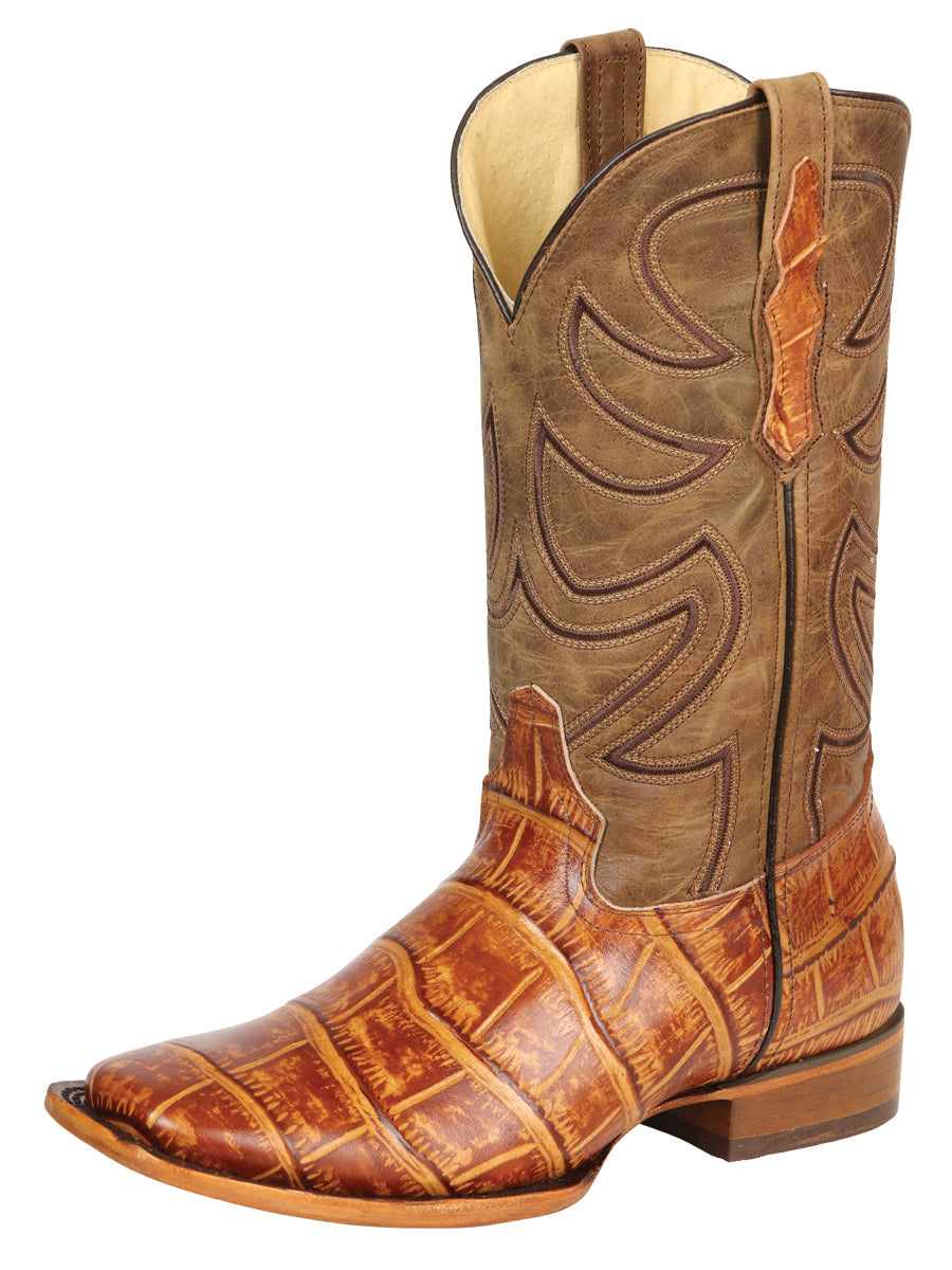 El General Men’s Rodeo Boots - Macro Coco Print - Honey 45764
