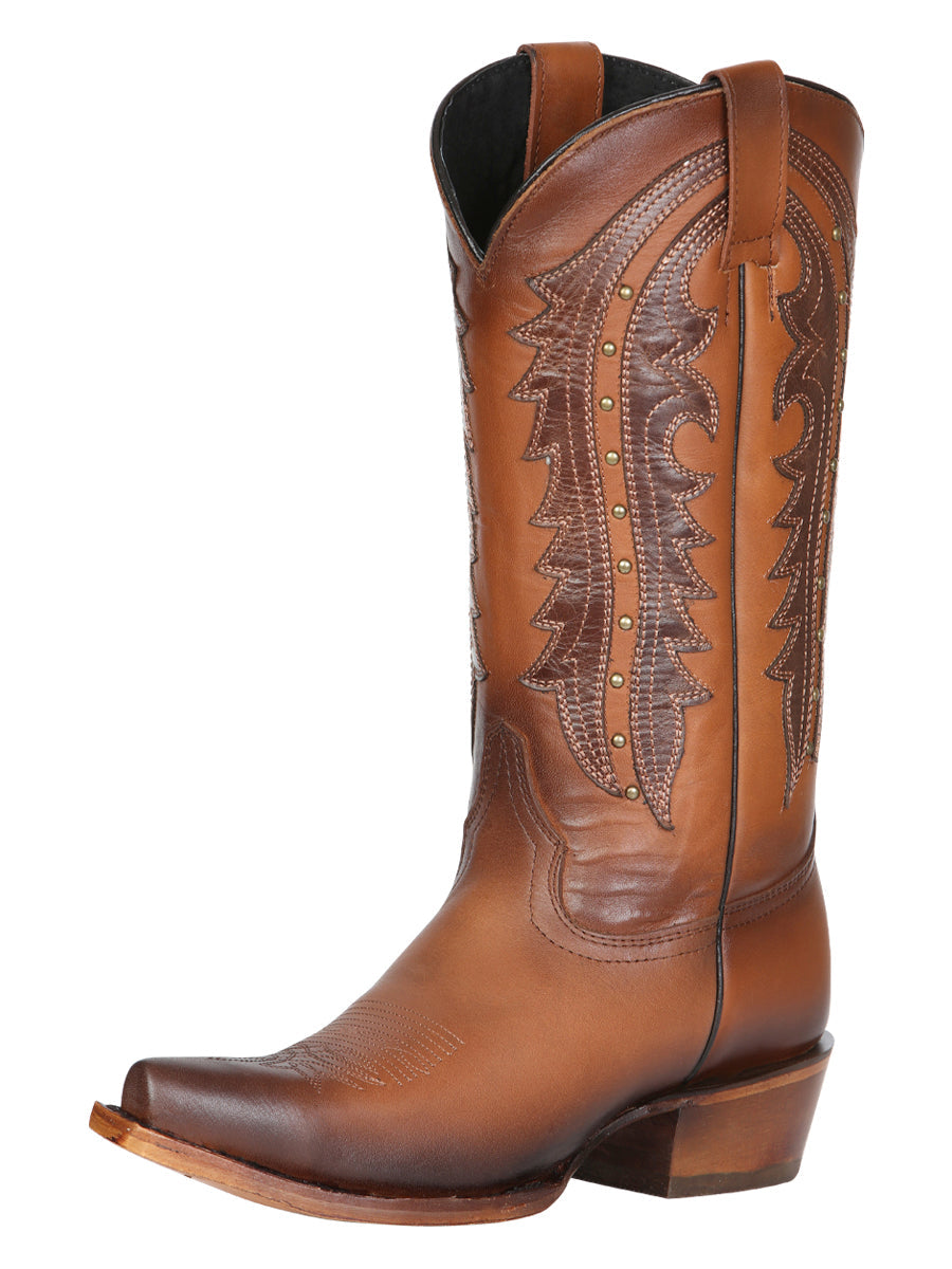 Women's El General Cowgirl Boot- Honey 45780