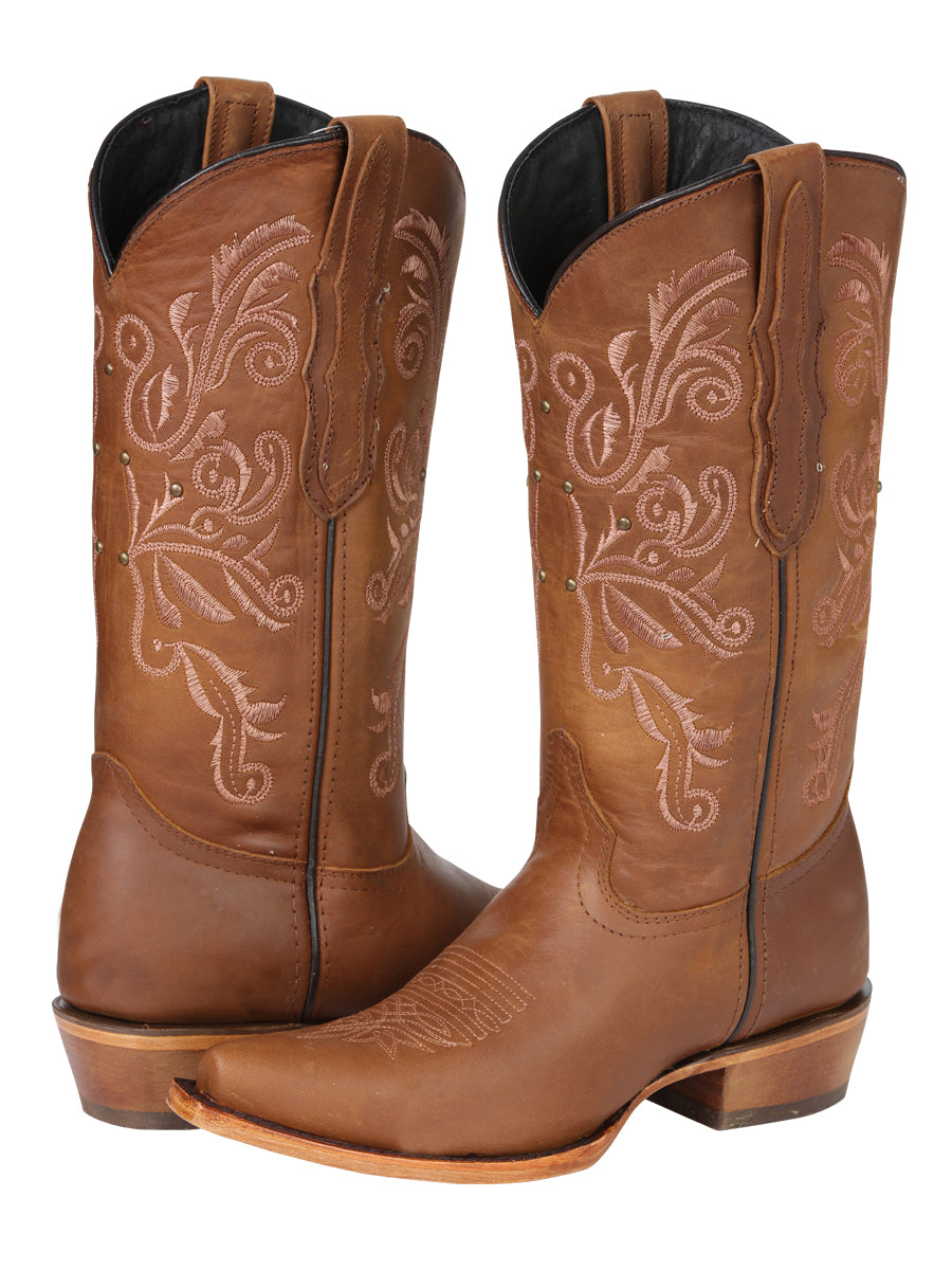 El General Women’s Limited Edition Western Boot - Honey 45781