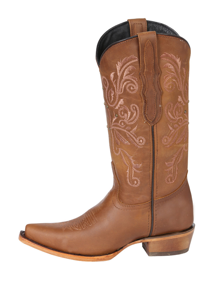 El General Women’s Limited Edition Western Boot - Honey 45781