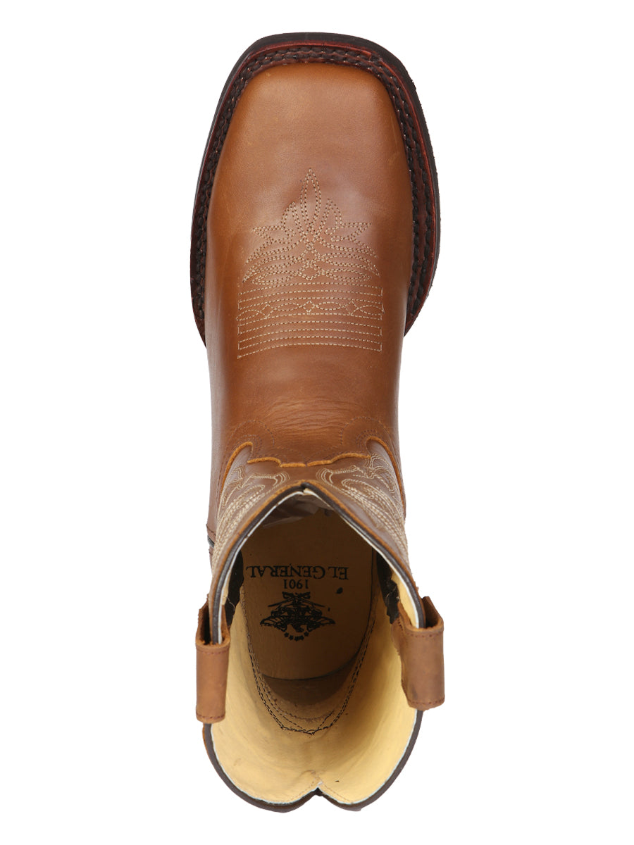 El General Women’s Rodeo Boots - Papaya 45797