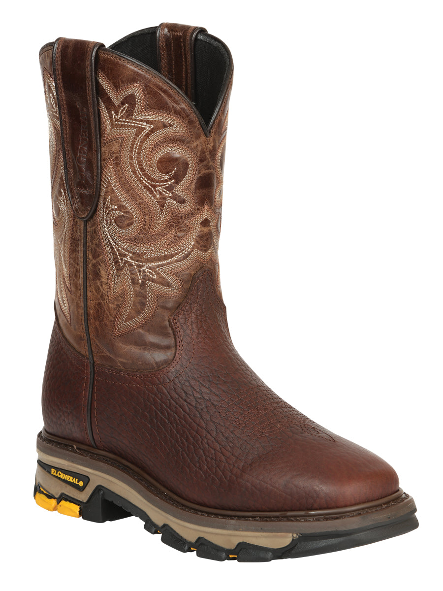 Men's El General Work Boots Visonte Leather- Bomber 45805