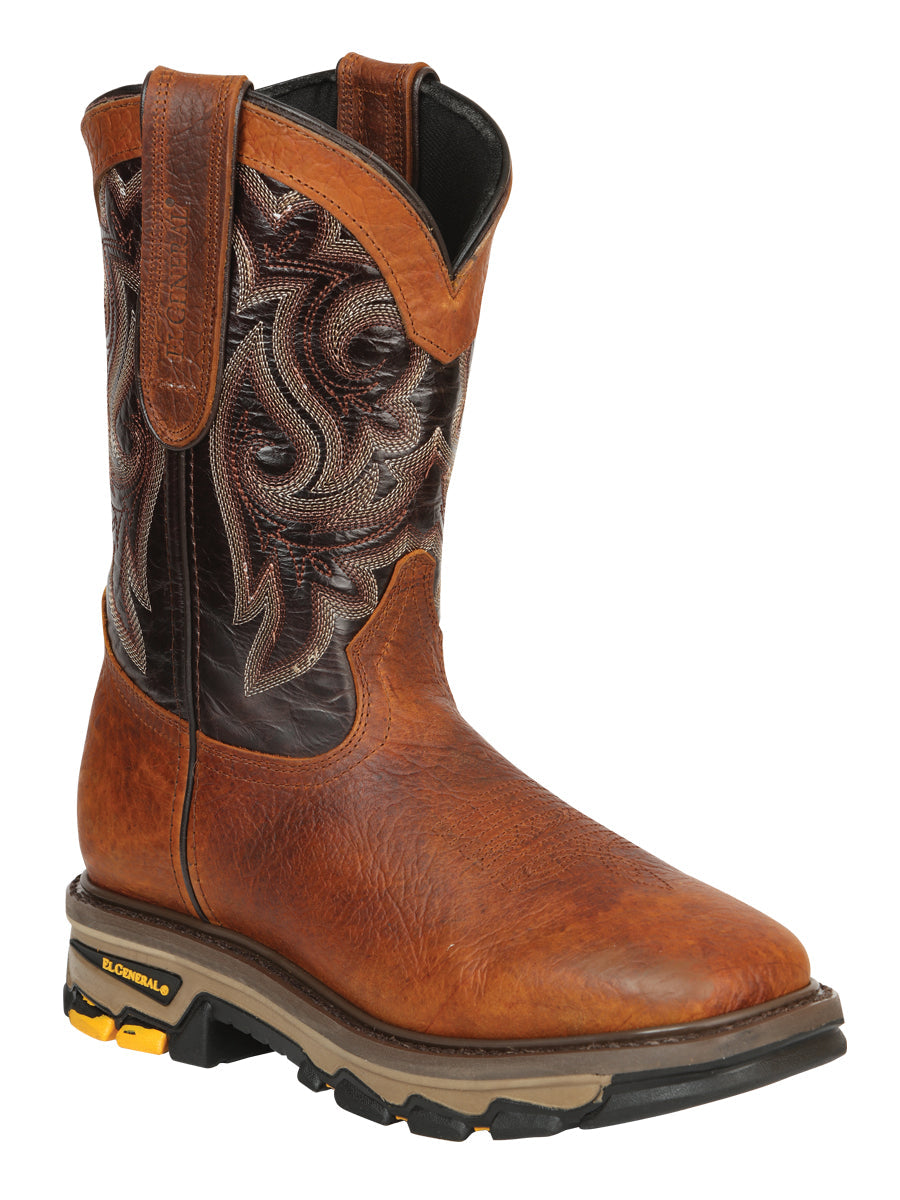 Men's El General Work Boot Shoulder Leather- Reedwon 45806
