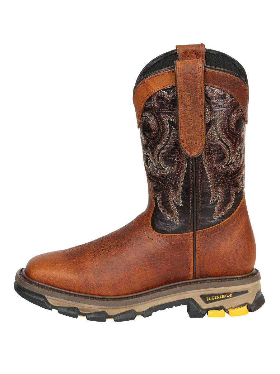 Men's El General Work Boot Shoulder Leather- Reedwon 45806