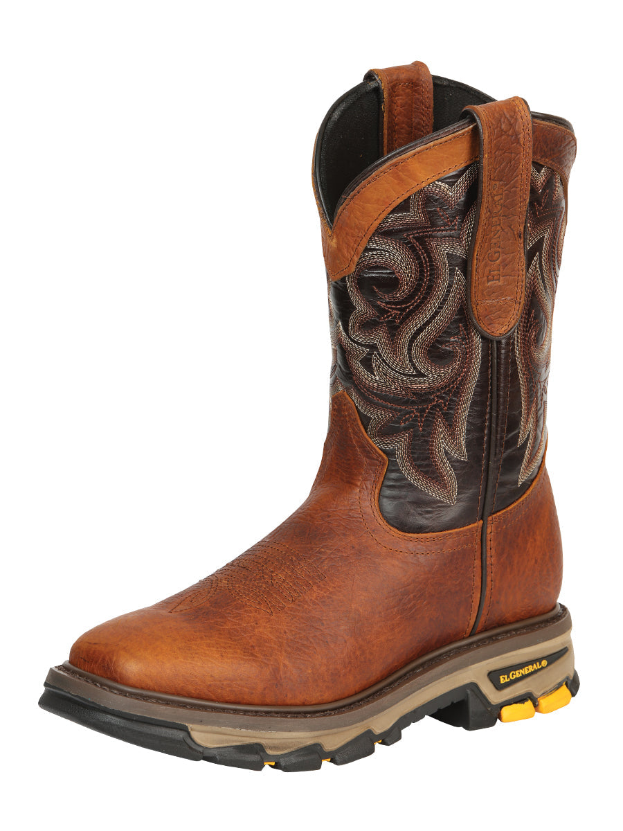Men's El General Work Boot Shoulder Leather- Reedwon 45806