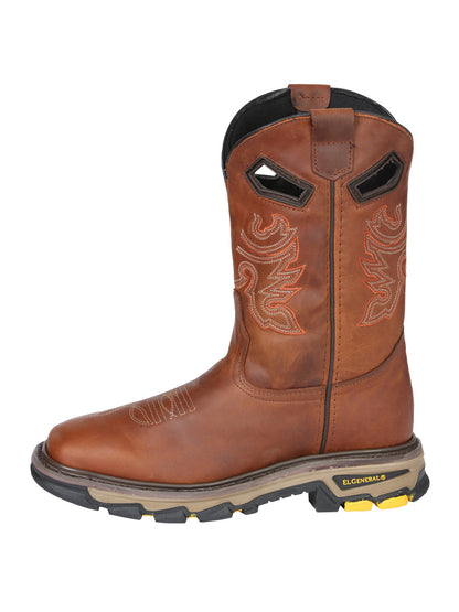 Men's El General WorkBoot Crazy Leather- Kansas 45812