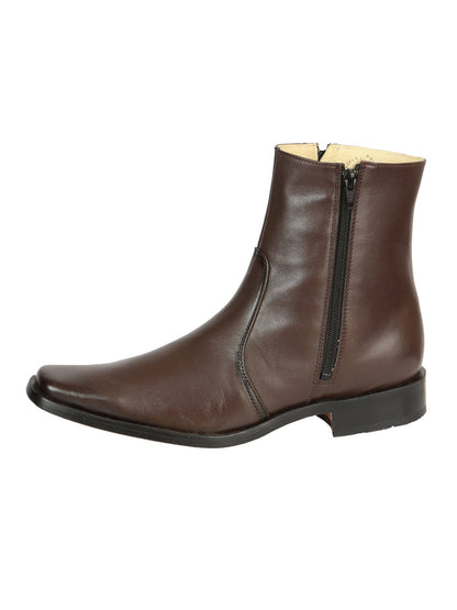 EL Besserro Men's Dress Boot - Goat Leather Brown 45828