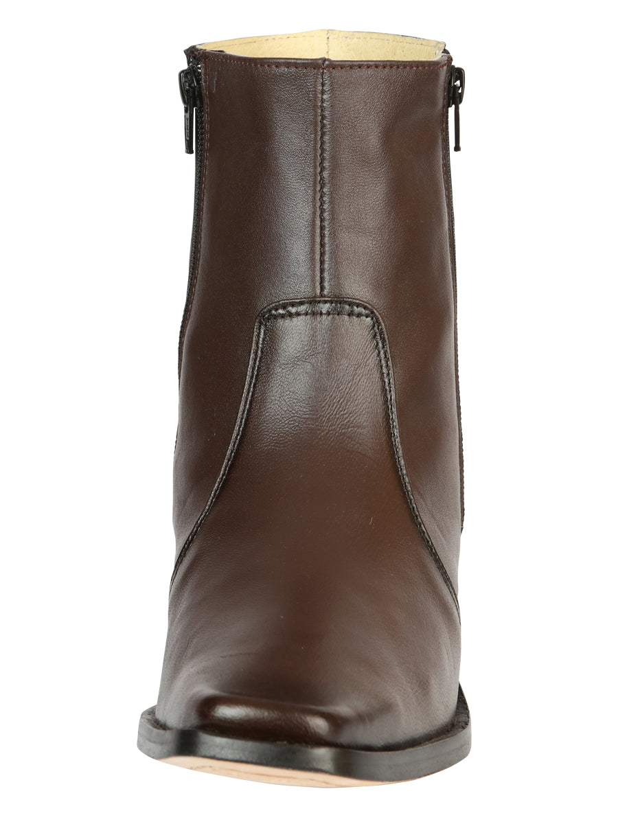 EL Besserro Men's Dress Boot - Goat Leather Brown 45828
