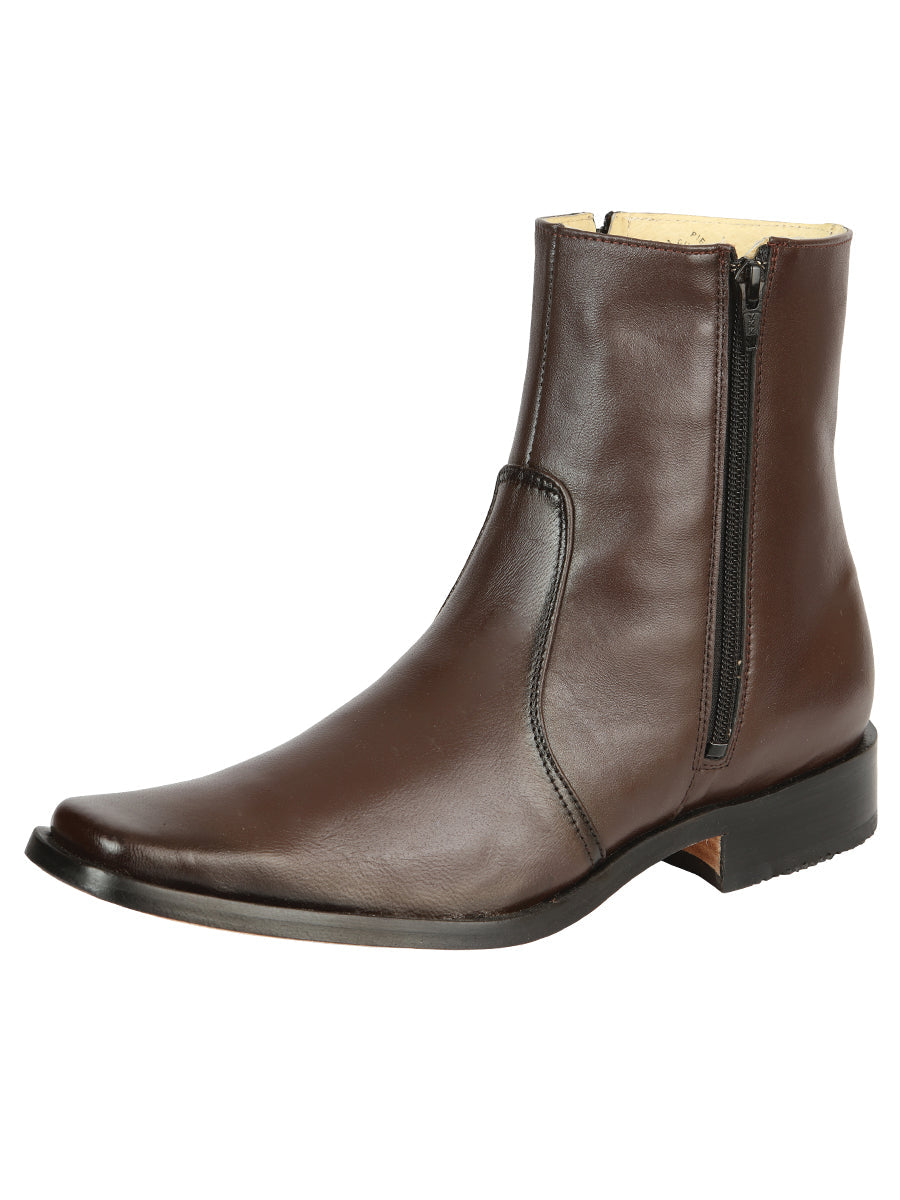 EL Besserro Men's Dress Boot - Goat Leather Brown 45828